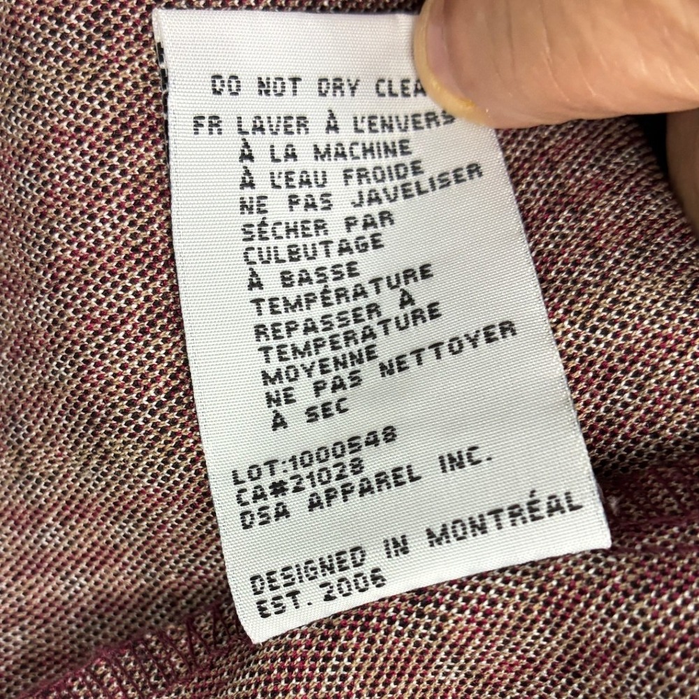 Lola Jeans Pink Houndstooth Plaid Knit Blazer - 2X- DarkAcademia Preppy - Picture 12 of 12